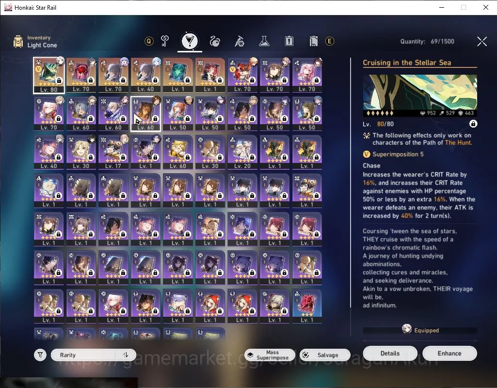 Honkai Star Rail Accounts Mid Game ASIA|TL65|10 Limited [Ceydra,The 3
