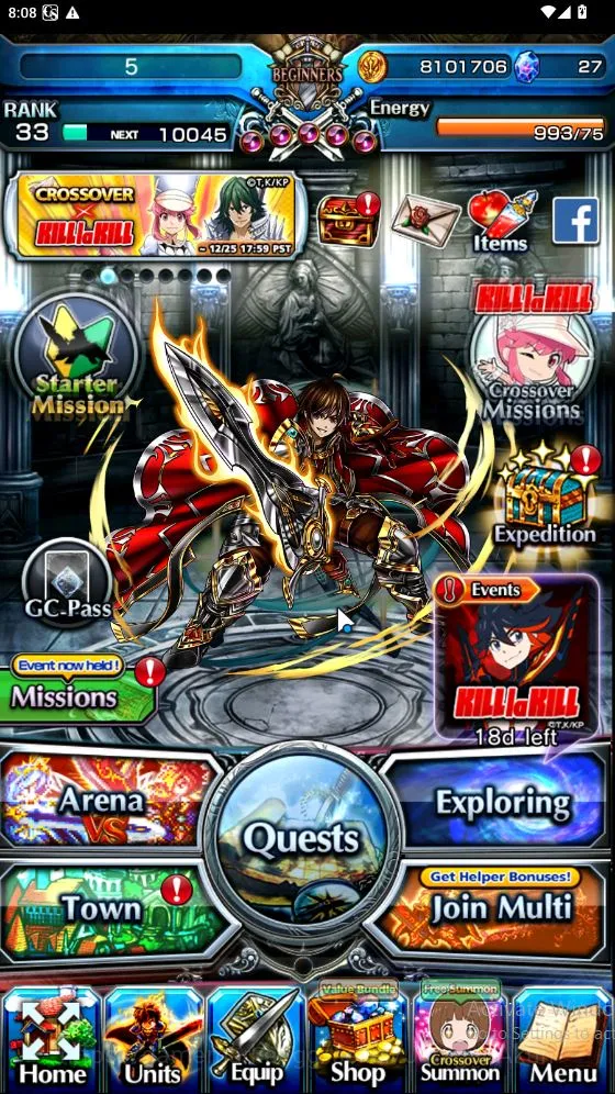 Grand Summoners Starter Global|Rank 33|Starter|4 Ascend [InumutaTW,Ira Gam image 1
