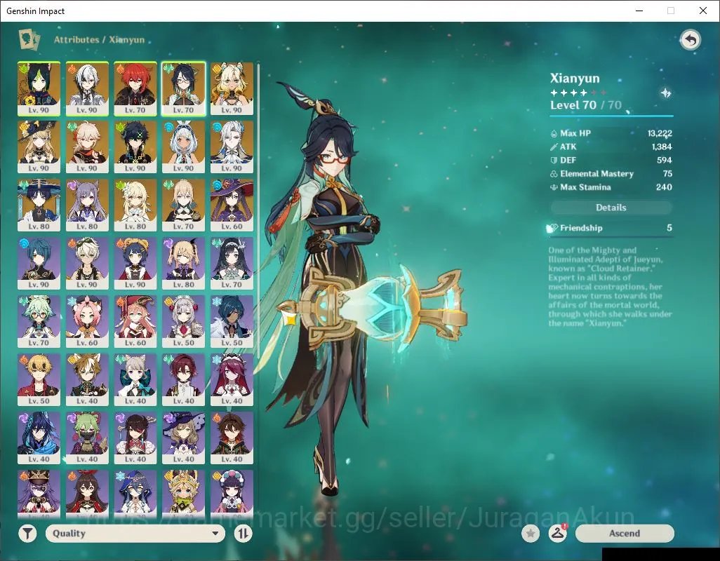 Genshin Impact Mid Game ASIA|AR58|9 Limited+3 [5 Star's Weapon]|Neuvillett image 1