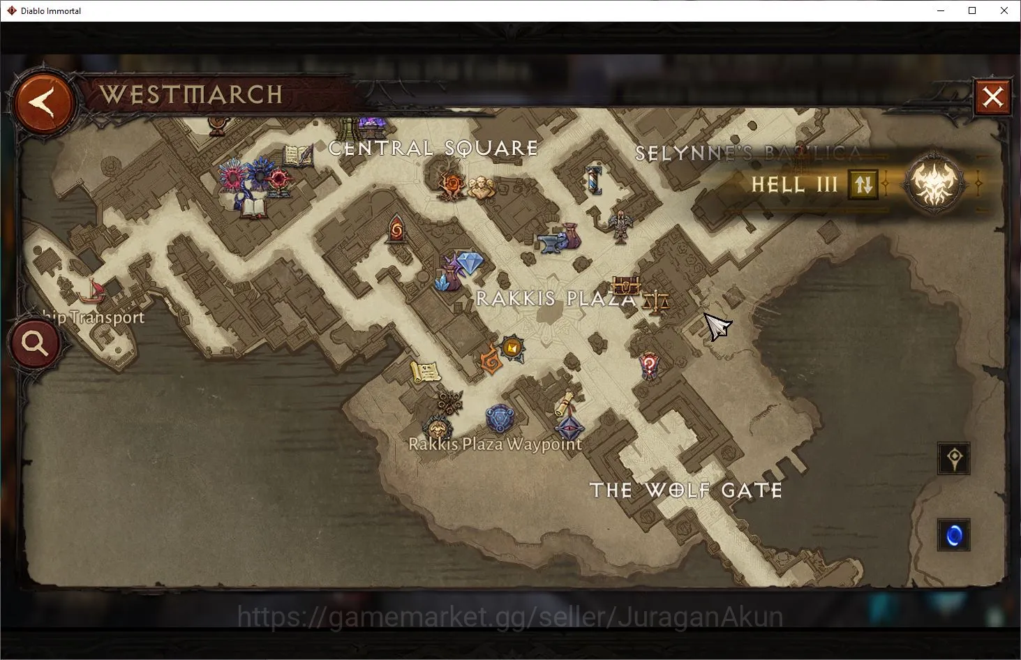 Diablo Immortal Accounts Mid-Tier SEA - Izual | Lv60 (591) Tempest | 32K CR | Reso 390 | Hell III | Paragon Maledictor 5
