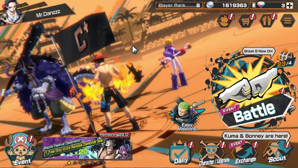 Global|3 META EX|Battle Monster Oni Kaido,Fire Fist Ogre Princess Ace&Yamato,Awaken Lucci|Rank 8|Log Bandai|Check SS(OPBR1365) One Piece Bounty Rush Accounts Starter Global|3 META EX|Battle Monster Oni Kaido,Fire Fist Ogre Princess Ace&Yamato,Awaken