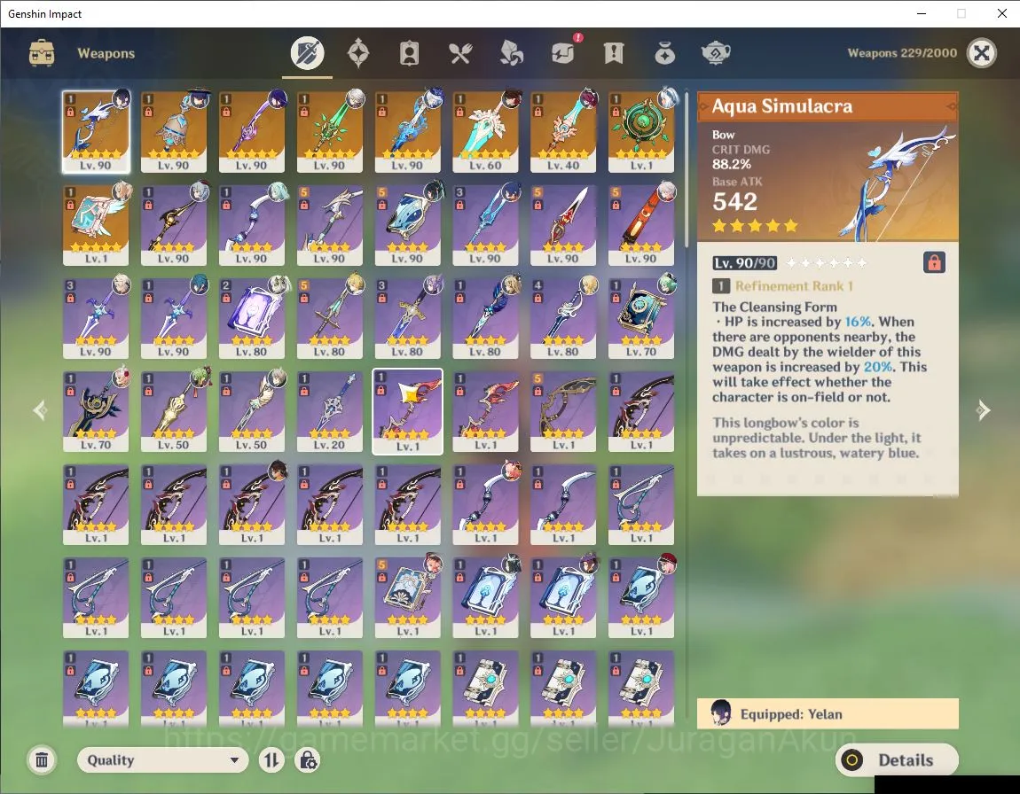 Genshin Impact Accounts Mid Game ASIA|AR 57|Free ZZZ|11 Limited+ 9[5 8