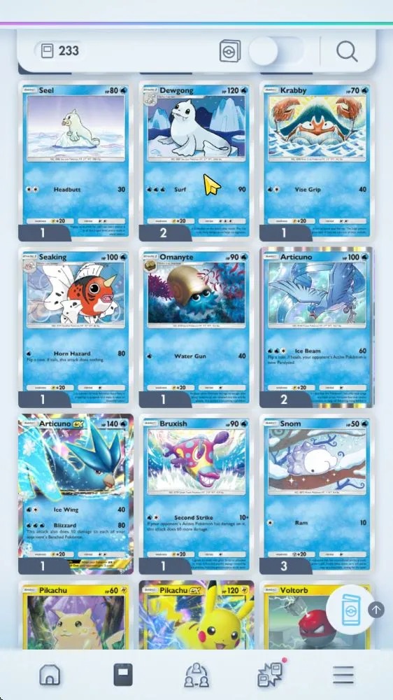 Pokémon TCG Pocket Accounts Lv 12| 260 Card | 4 Ex (Machamp, Starmie, Articuno image 4