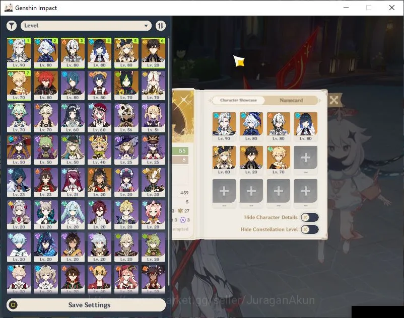 Genshin Impact Accounts Mid Game ASIA|AR 55|Arle Premi Tim Vaporise|6 Limited+5 [5 Star's Weapon]|(Arlecchino,Navia)+Sign|Mc 3
