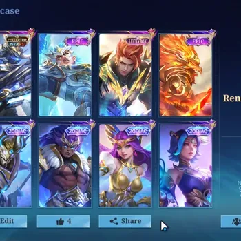 Mobile Legends: Bang Bang Accounts Collector Hero 128|Skin 229|High Immo 161|WDP 23 Day|CC Titan Sun,Lbox