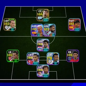 eFootball Accounts Legends & Iconic Players Efootball 3187 | Dani Olmo, M. Salah, Yamal, Aguero, Wesley Sneijder | Ready To