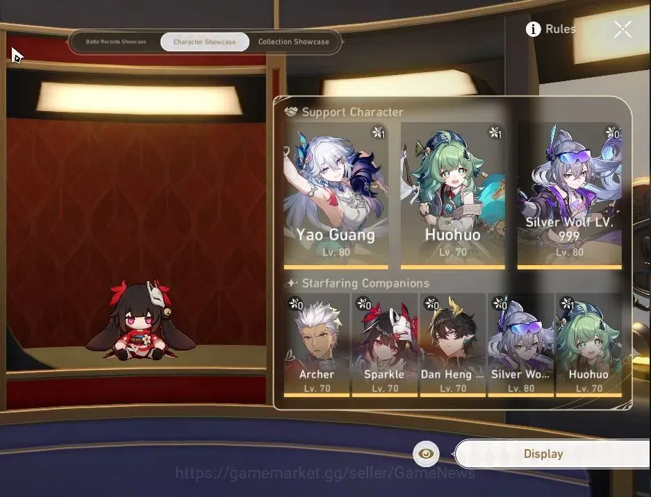 Honkai Star Rail Accounts End Game Asia|TL 63|7 Limited|(SW LV999,Yao Guang E1)+Sign Huohuo E1,Archer,DH Terrae,Robin 2
