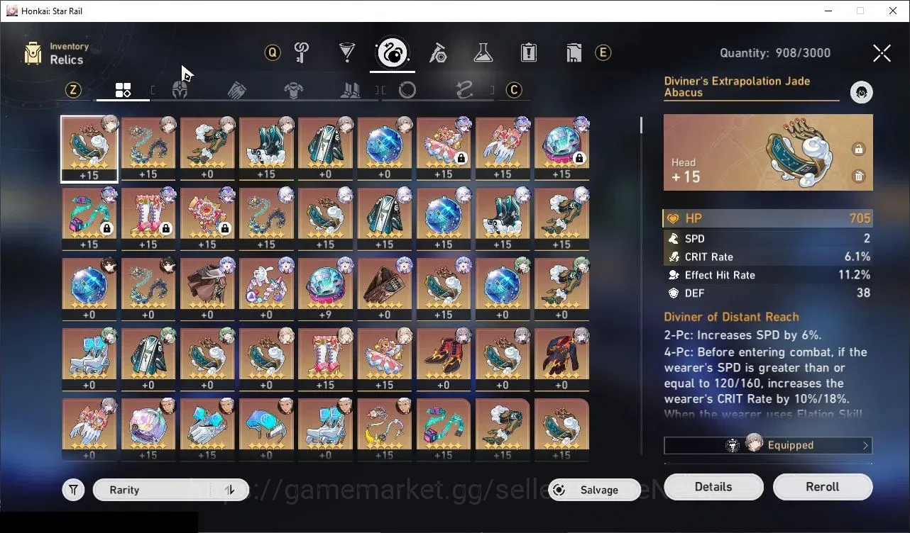 Honkai Star Rail Accounts End Game Asia|TL 63|7 Limited|(SW LV999,Yao Guang E1)+Sign Huohuo E1,Archer,DH Terrae,Robin 8