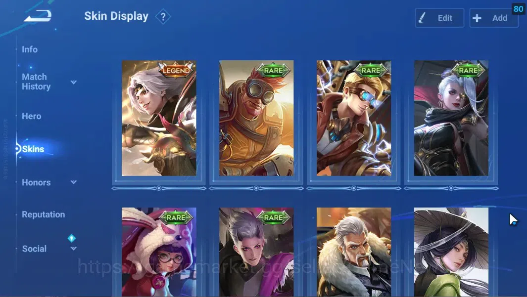 Honor of Kings Accounts Hero 22 Skin 11|Starter with Legend Skin(Yao)+Epic image 3