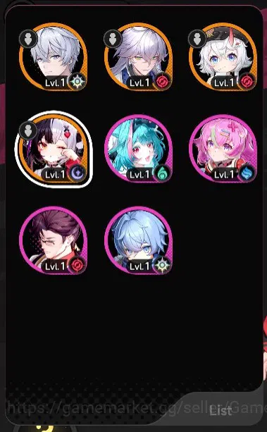 Neverness to Everness Accounts GLOBAL Europe|HL 3|3 SSR (Lacrimosa,Sakiri,Baicang image 2