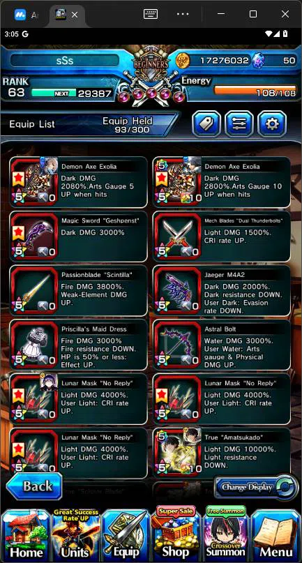 Grand Summoners Accounts Others GLOBAL|14 Ascend|Paladin Roy,Chloe TW,Islid TW,Syaka TW,Frierne TW,etc|Take mail|check 4