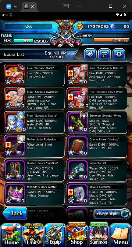 Grand Summoners Accounts Others GLOBAL|14 Ascend|Paladin Roy,Chloe TW,Islid TW,Syaka TW,Frierne TW,etc|Take mail|check 5