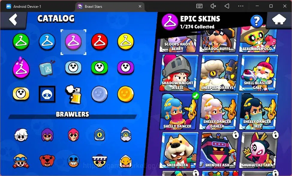 Brawl Stars Accounts Global |1195 Trophy|17 Brawler|2 Lv11 (Darryl,Gus) image 9
