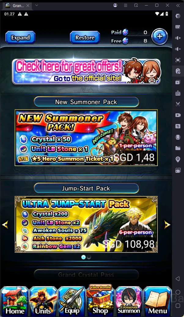 Grand Summoners Accounts [GLOBAL] Rank 23 | 1 Ascend | Shizu + Tw | More De image 2