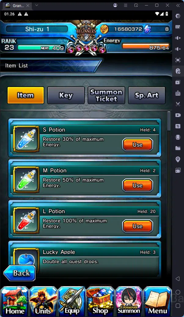 Grand Summoners Accounts [GLOBAL] Rank 23 | 1 Ascend | Shizu + Tw | More De image 5
