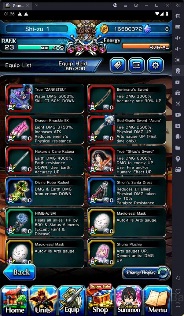 Grand Summoners Accounts [GLOBAL] Rank 23 | 1 Ascend | Shizu + Tw | More De image 7