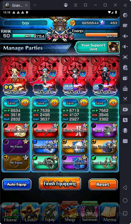 Grand Summoners Accounts [GLOBAL] Rank 50 | 6 Ascend | Sayaka Miki | Mami T image 5