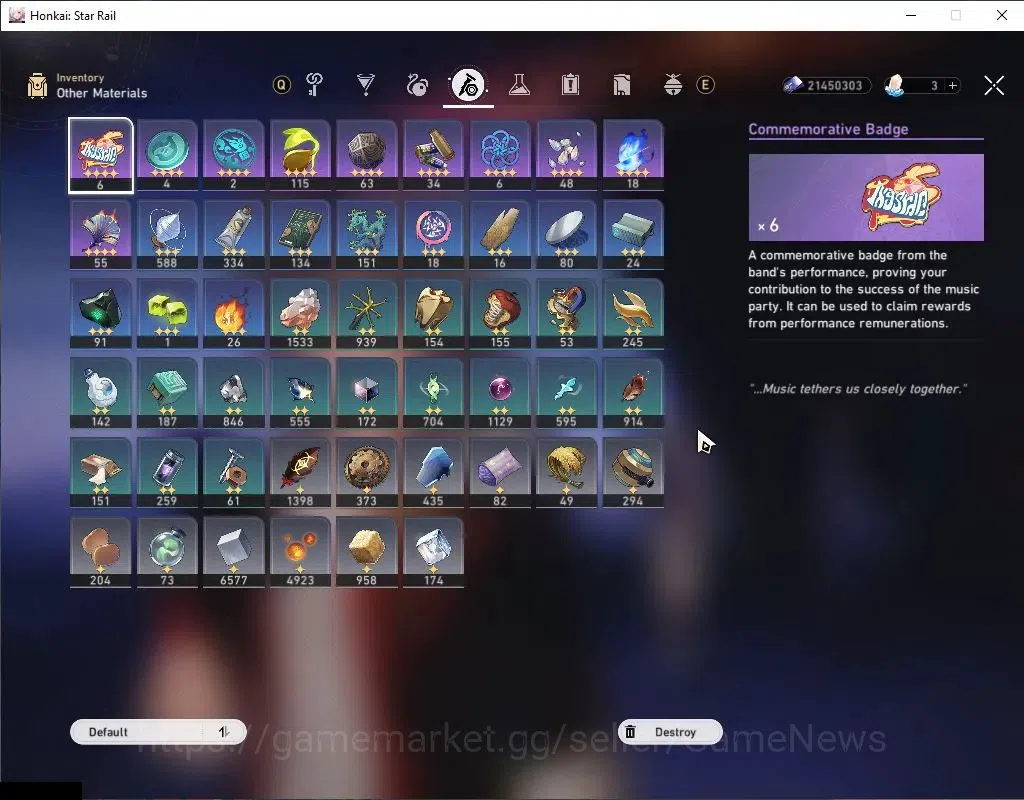 Honkai Star Rail Accounts Asia|TL 70|5 PremTeam|20 Limited|(Castorice,Phaino image 11