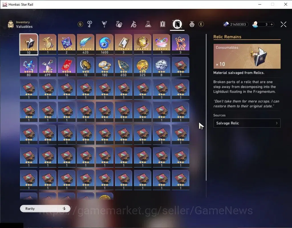 Honkai Star Rail Accounts Asia|TL 70|5 PremTeam|20 Limited|(Castorice,Phaino image 12