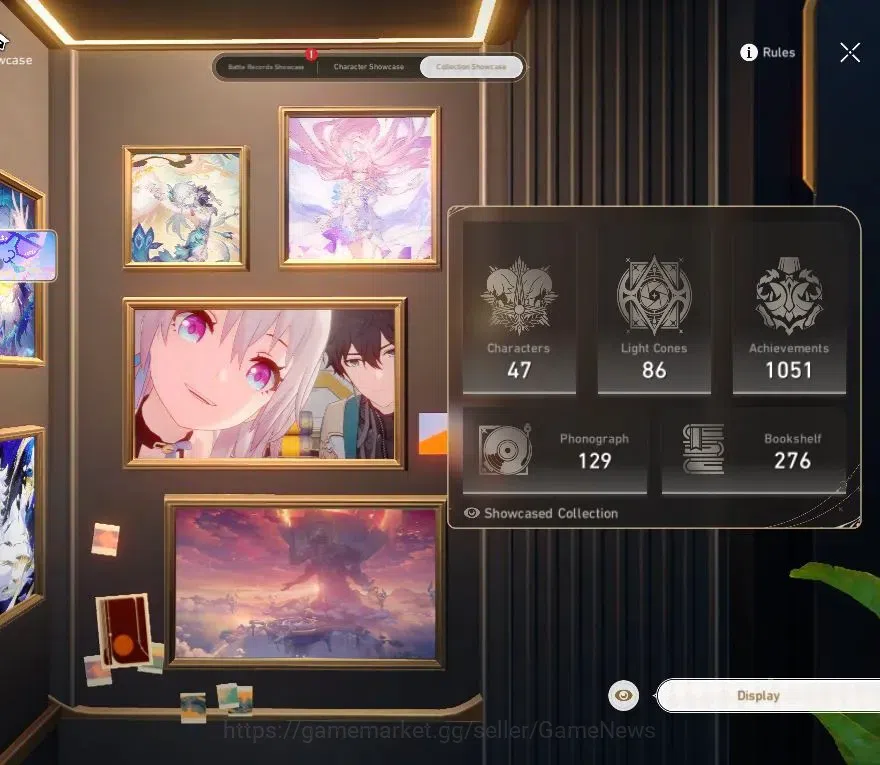 Honkai Star Rail Accounts Asia|TL 70|5 PremTeam|20 Limited|(Castorice,Phaino image 3