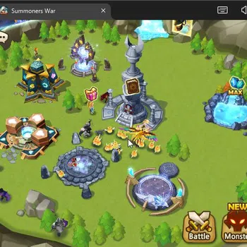Summoners War: Sky Arena Starter ASIA|Lv 26|Fresh Starter| Teshar | 1,9K Crystal +  image 1
