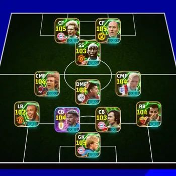 eFootball Accounts Mid-Tier EFB MOBILE [TS 3212] | EPIC RUMMENIGGE,KOLLER,COLE,PIRLO | SHOWTIME ARAUJO,KOBEL (GOOD SKILL
