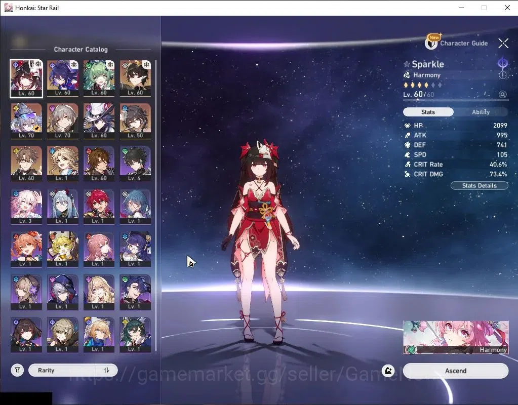 Honkai Star Rail Accounts Asia |TL 52|6 Limited|Ashveil+Sign,SW 999,Huohuo,S image 4