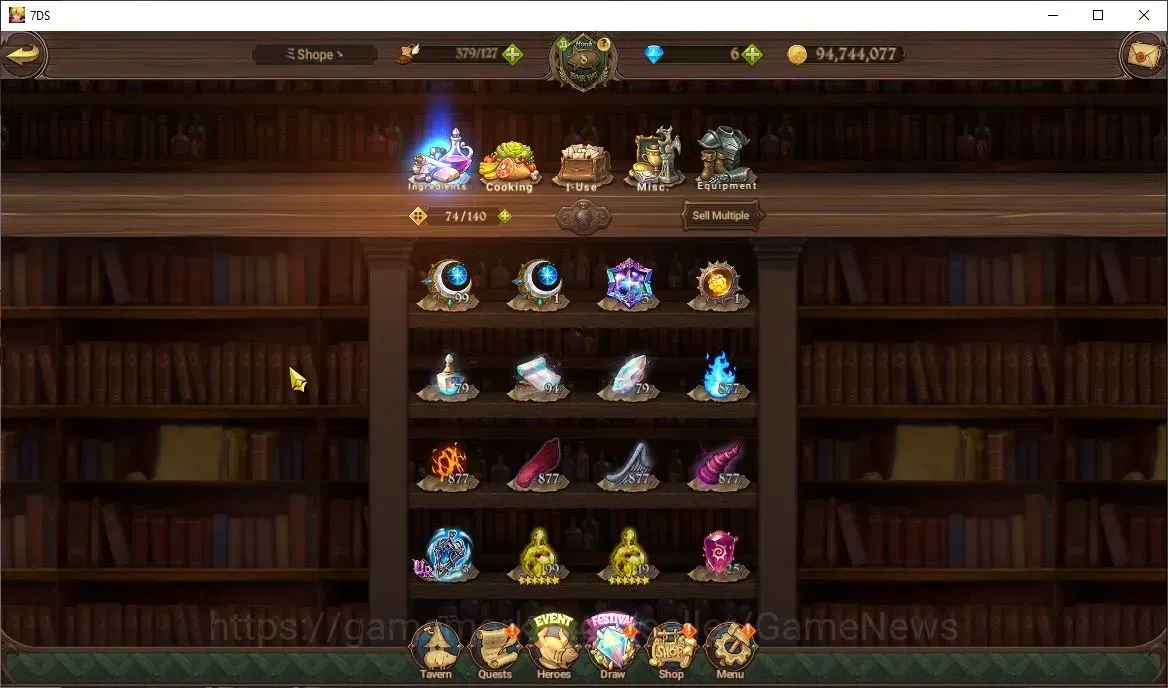 The Seven Deadly Sins: Grand Cross Accounts Global|1,7M CC|32 LS|1 LR+5 UR|Elizabeth,Nemesis M image 13