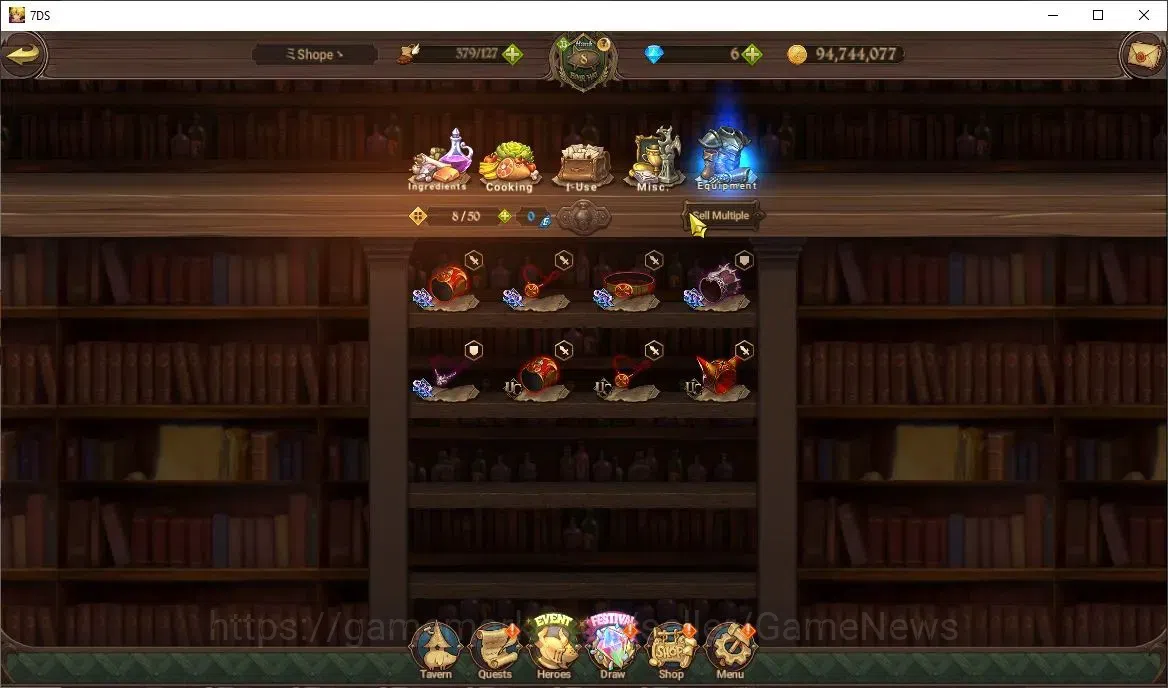 The Seven Deadly Sins: Grand Cross Accounts Global|1,7M CC|32 LS|1 LR+5 UR|Elizabeth,Nemesis M image 18