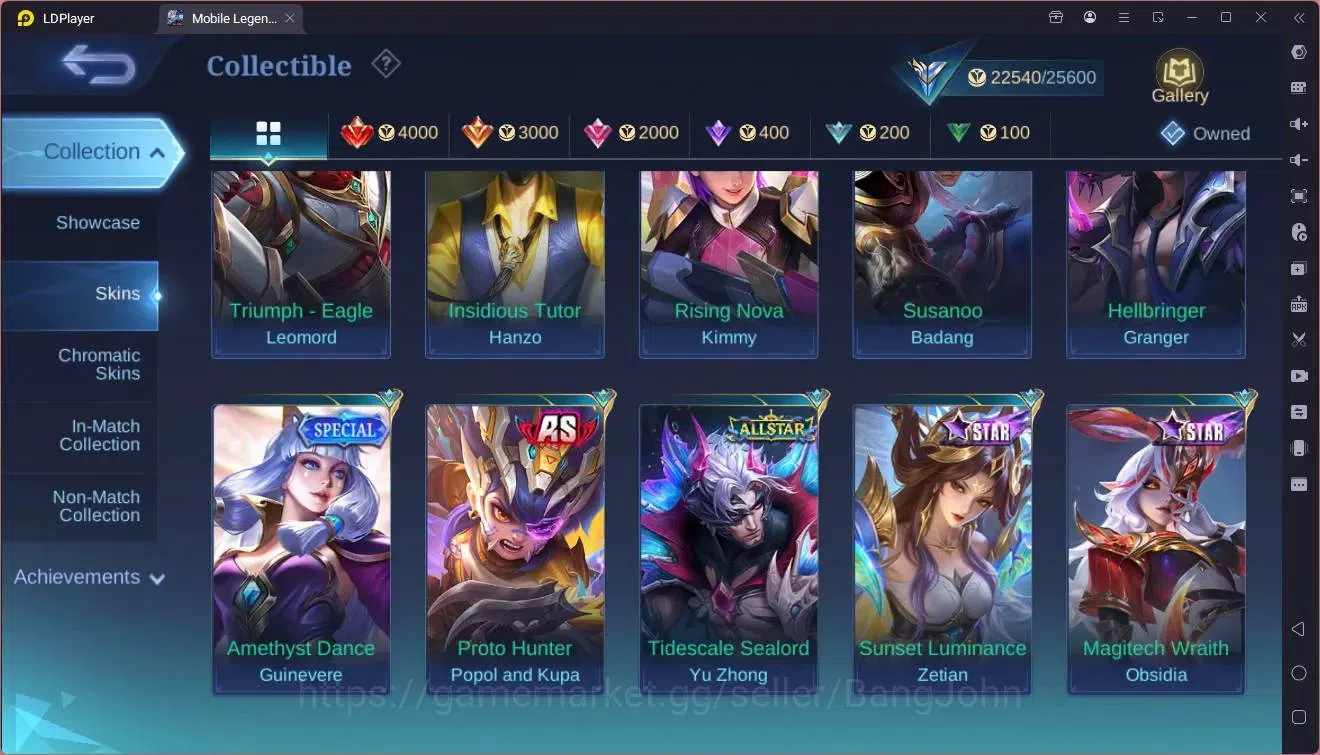 Mobile Legends: Bang Bang Accounts Global|Hero 87|Skin 108|Expert|SaintSaiya Badang|M image 14