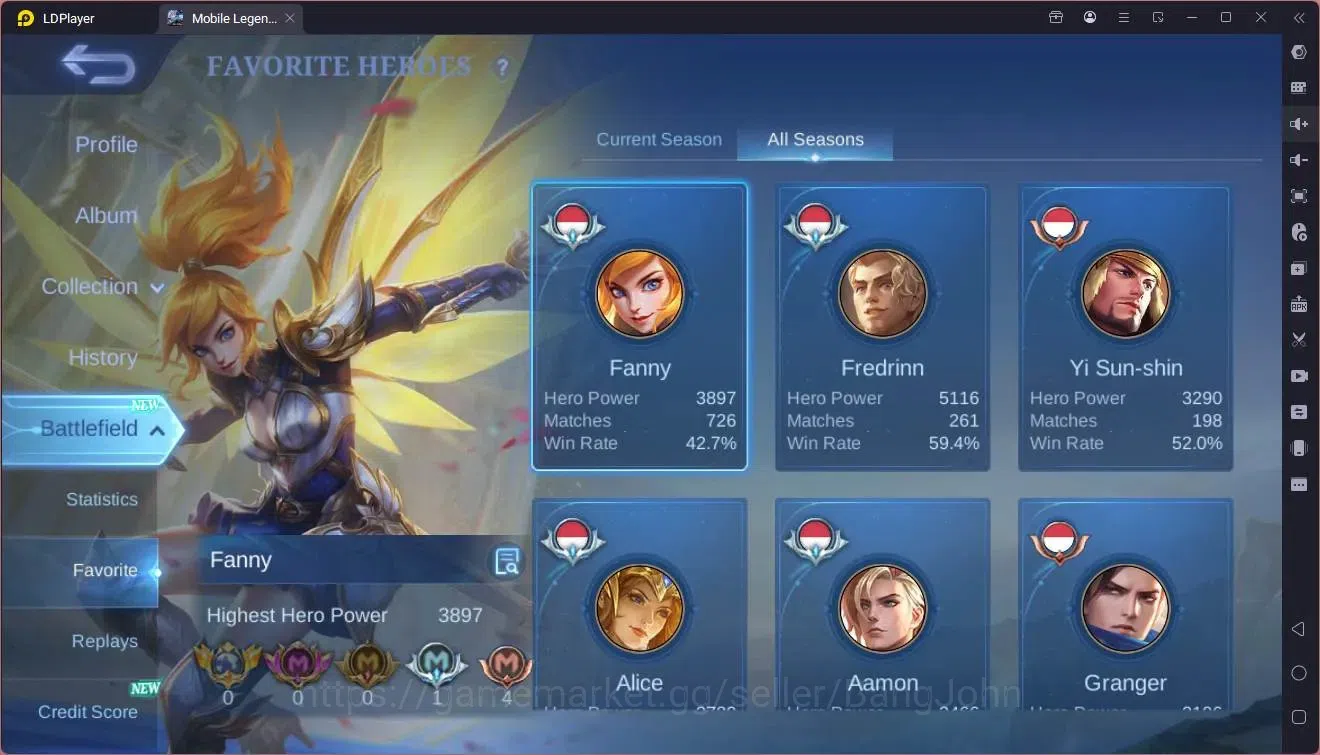 Mobile Legends: Bang Bang Accounts Global|Hero 87|Skin 108|Expert|SaintSaiya Badang|M image 4