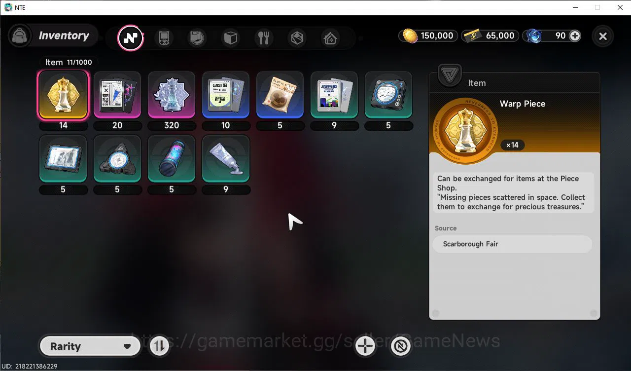 Neverness to Everness Accounts GLOBAL NA |HL 3| 1 SSR Limited Nanally + Car Skin  image 8