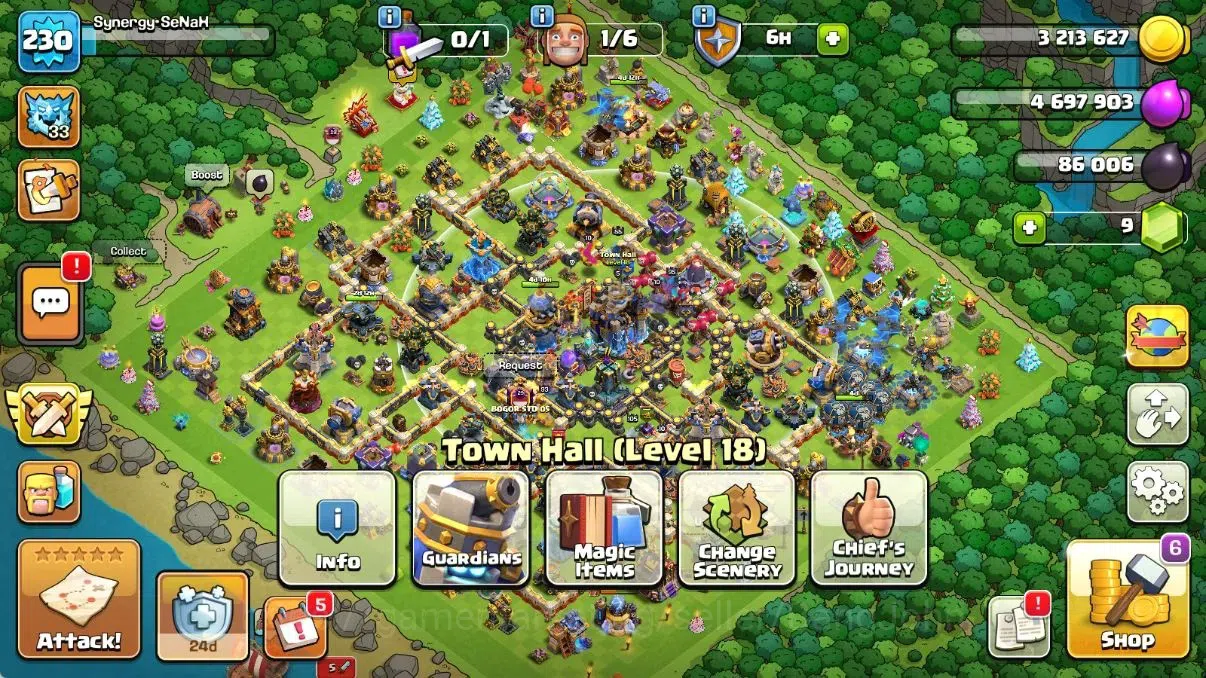 Clash of Clans Accounts Global | TH 18-BH 10|LVL 230|HH 12|AQ 105 Max,MP 9 image 2