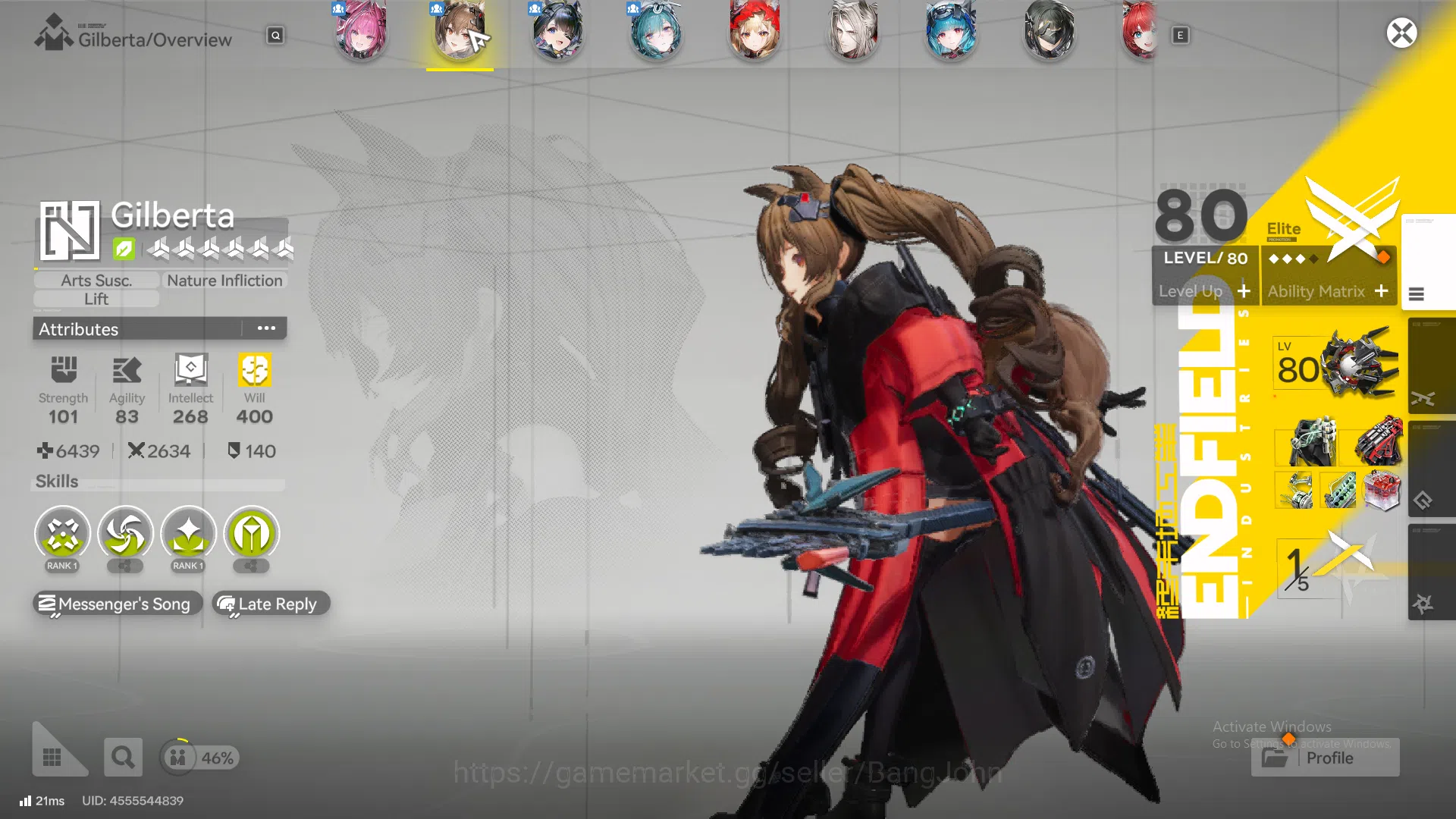 Arknights: Endfield Accounts ASIA|4LIMIT+4Sign|Yvonne Sign,Gilberta Sign,Tangta image 10