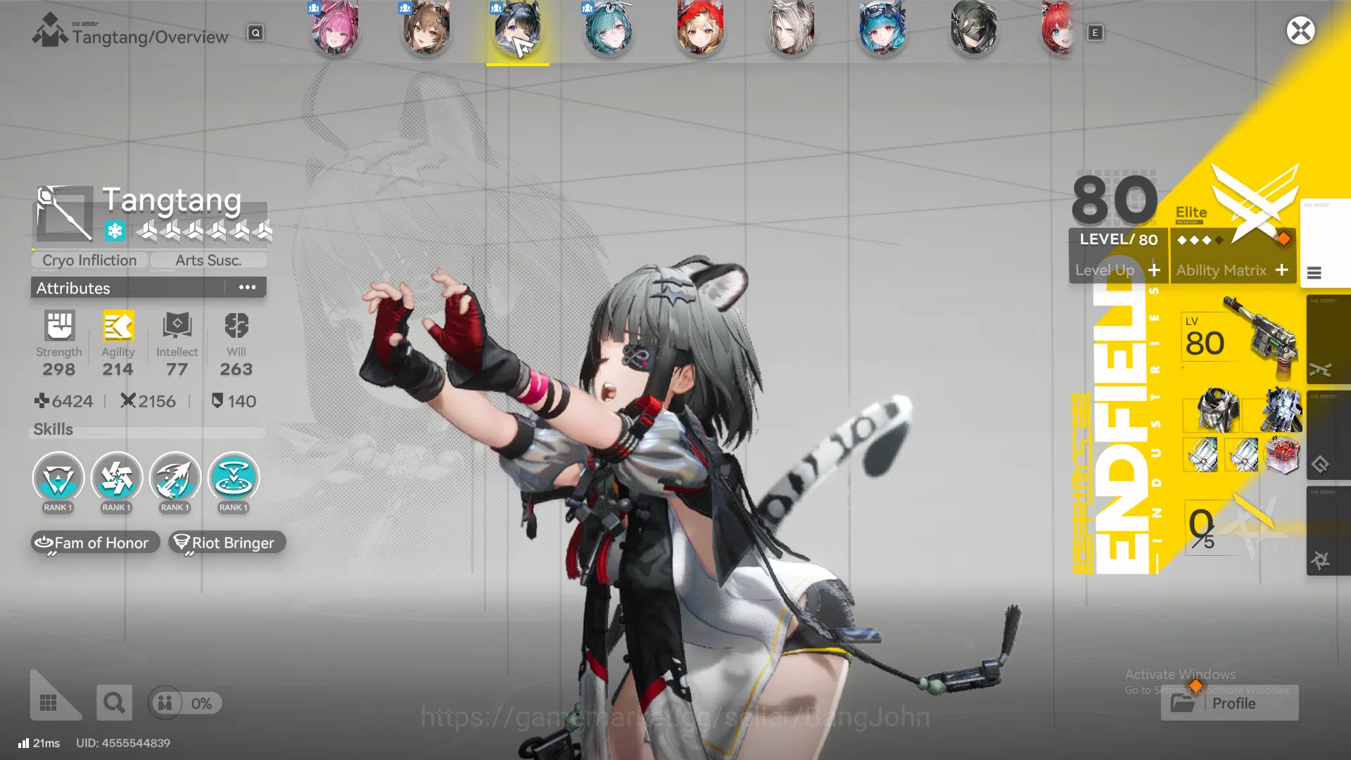Arknights: Endfield Accounts ASIA|4LIMIT+4Sign|Yvonne Sign,Gilberta Sign,Tangta image 9