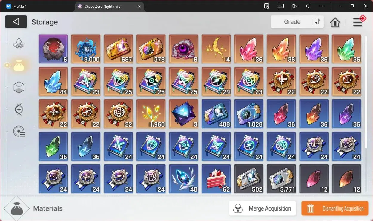 Chaos Zero Nightmare Accounts ASIA | Lv54 | SSR 6 | Heidemarie ME1 | Yuki ME1 |  image 8