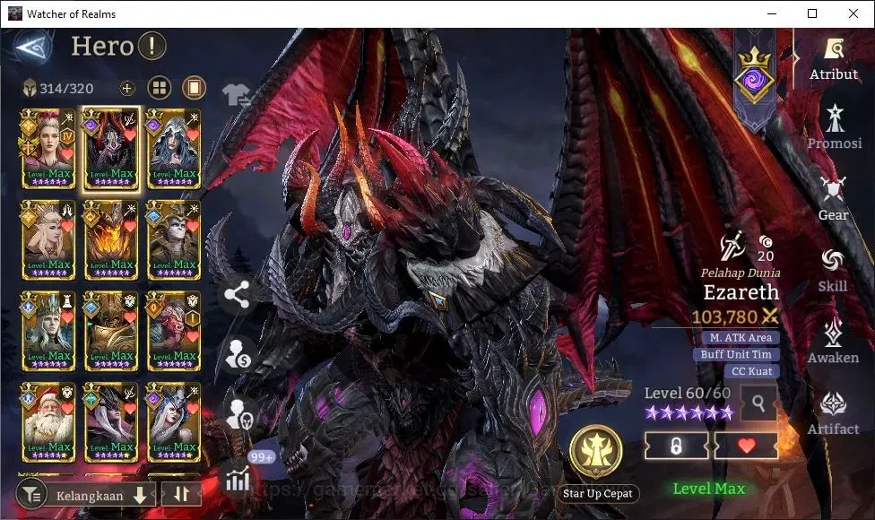 Watcher of Realms Accounts GLOBAL 60x|8M Power|11 Lord[IngridA4,Ezareth,Laya, image 10