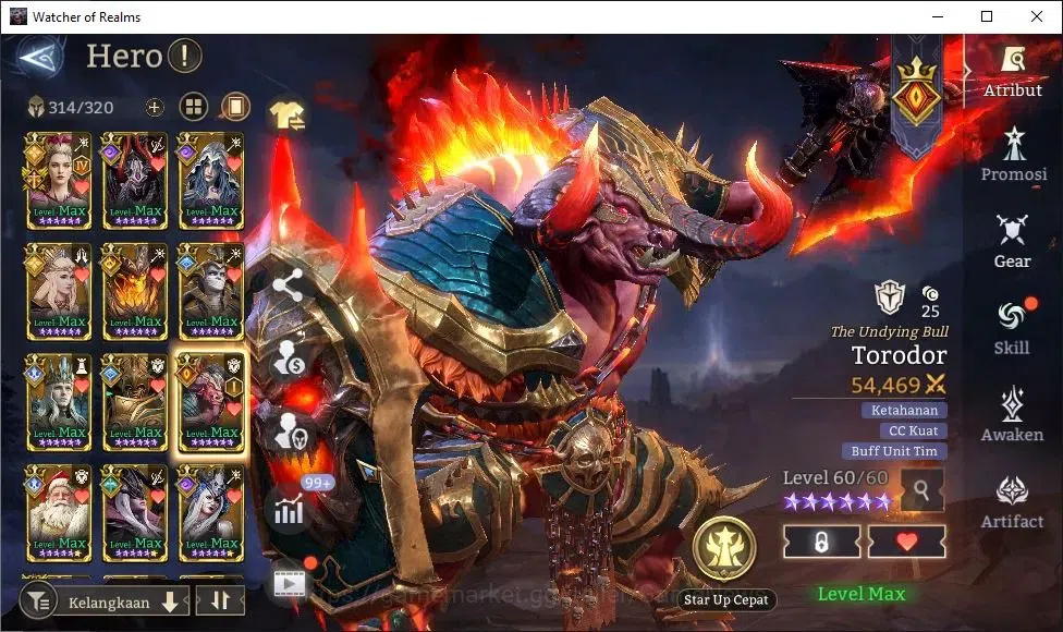 Watcher of Realms Accounts GLOBAL 60x|8M Power|11 Lord[IngridA4,Ezareth,Laya, image 13