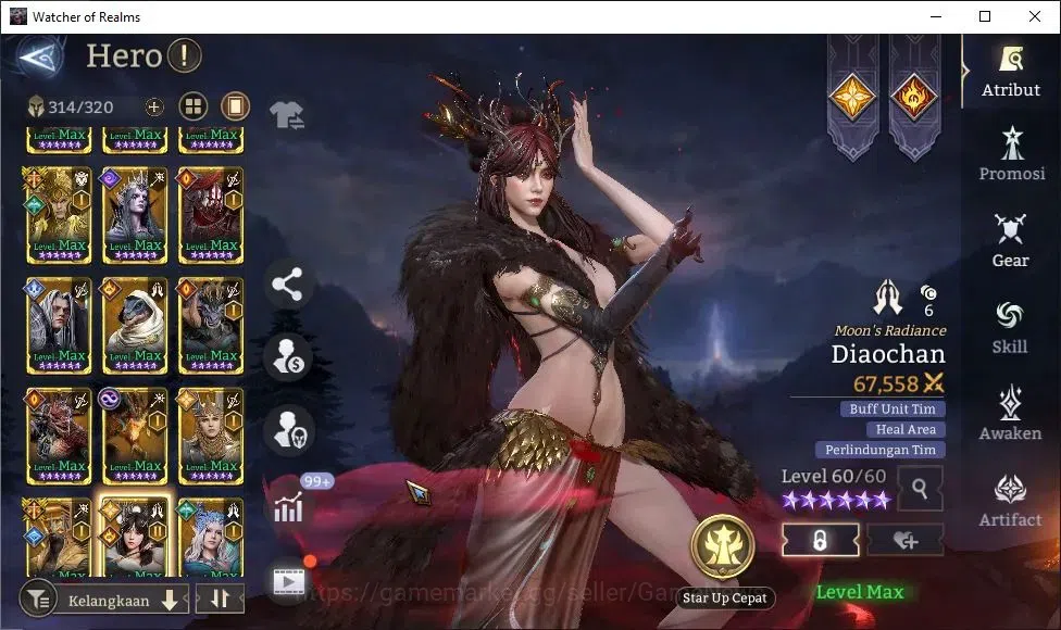 Watcher of Realms Accounts GLOBAL 60x|8M Power|11 Lord[IngridA4,Ezareth,Laya, image 18