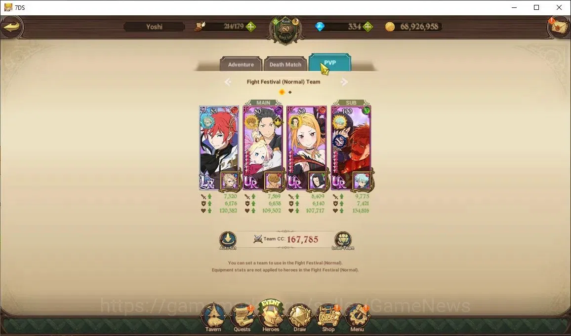 The Seven Deadly Sins: Grand Cross Accounts Asia|3M CC|334 DM|3 LR+4 UR+Collab ReZero|Helbram, image 11