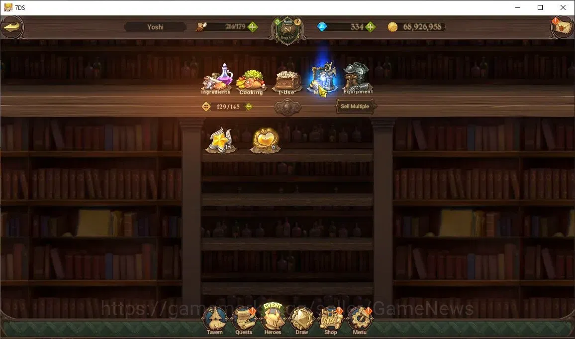 The Seven Deadly Sins: Grand Cross Accounts Asia|3M CC|334 DM|3 LR+4 UR+Collab ReZero|Helbram, image 17
