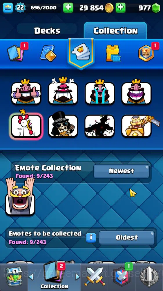Clash Royale Accounts Starter Lvl 22|Trophy 3132|KTL 9|Fresh Starter|Limited Skin|Card 64| 3 Evo, 14 Epic, 24 Rare, 26 6