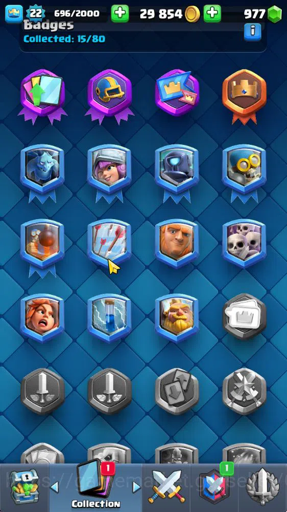 Clash Royale Accounts Starter Lvl 22|Trophy 3132|KTL 9|Fresh Starter|Limited Skin|Card 64| 3 Evo, 14 Epic, 24 Rare, 26 8