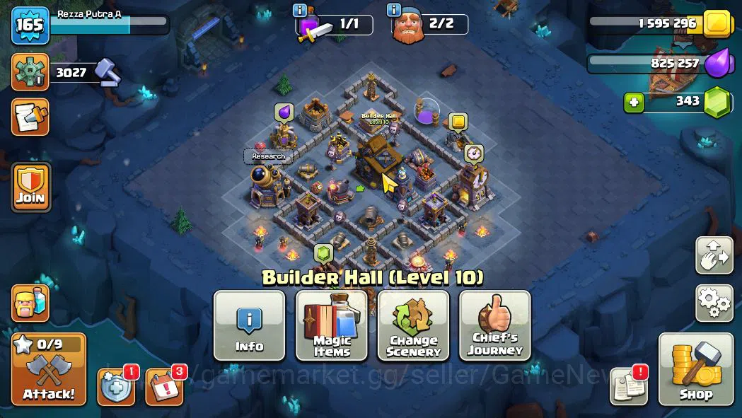 Clash of Clans Accounts Mid-Tier TH 14 - BH 10|LV 165|HH 8|BK 55,AQ 52,GW 34,MP 43,RC 21|CN OFF|Protect OFF|TAKE 2