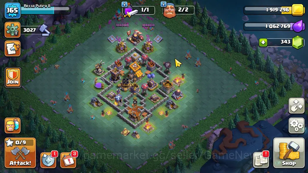 Clash of Clans Accounts Mid-Tier TH 14 - BH 10|LV 165|HH 8|BK 55,AQ 52,GW 34,MP 43,RC 21|CN OFF|Protect OFF|TAKE 3