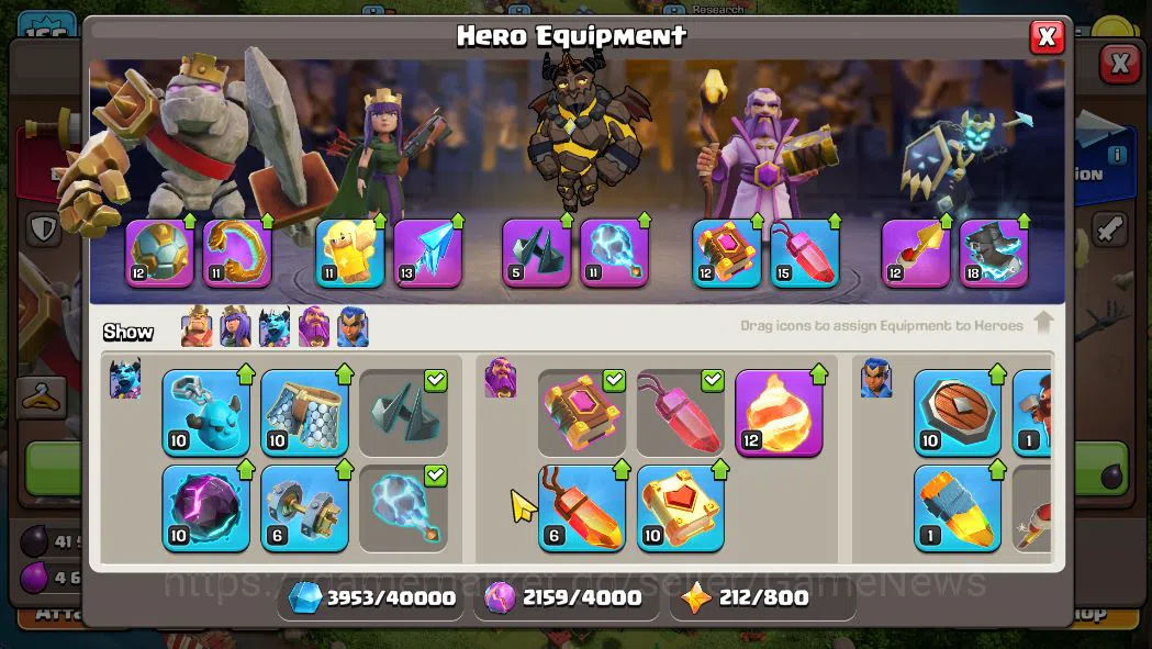 Clash of Clans Accounts Mid-Tier TH 14 - BH 10|LV 165|HH 8|BK 55,AQ 52,GW 34,MP 43,RC 21|CN OFF|Protect OFF|TAKE 7