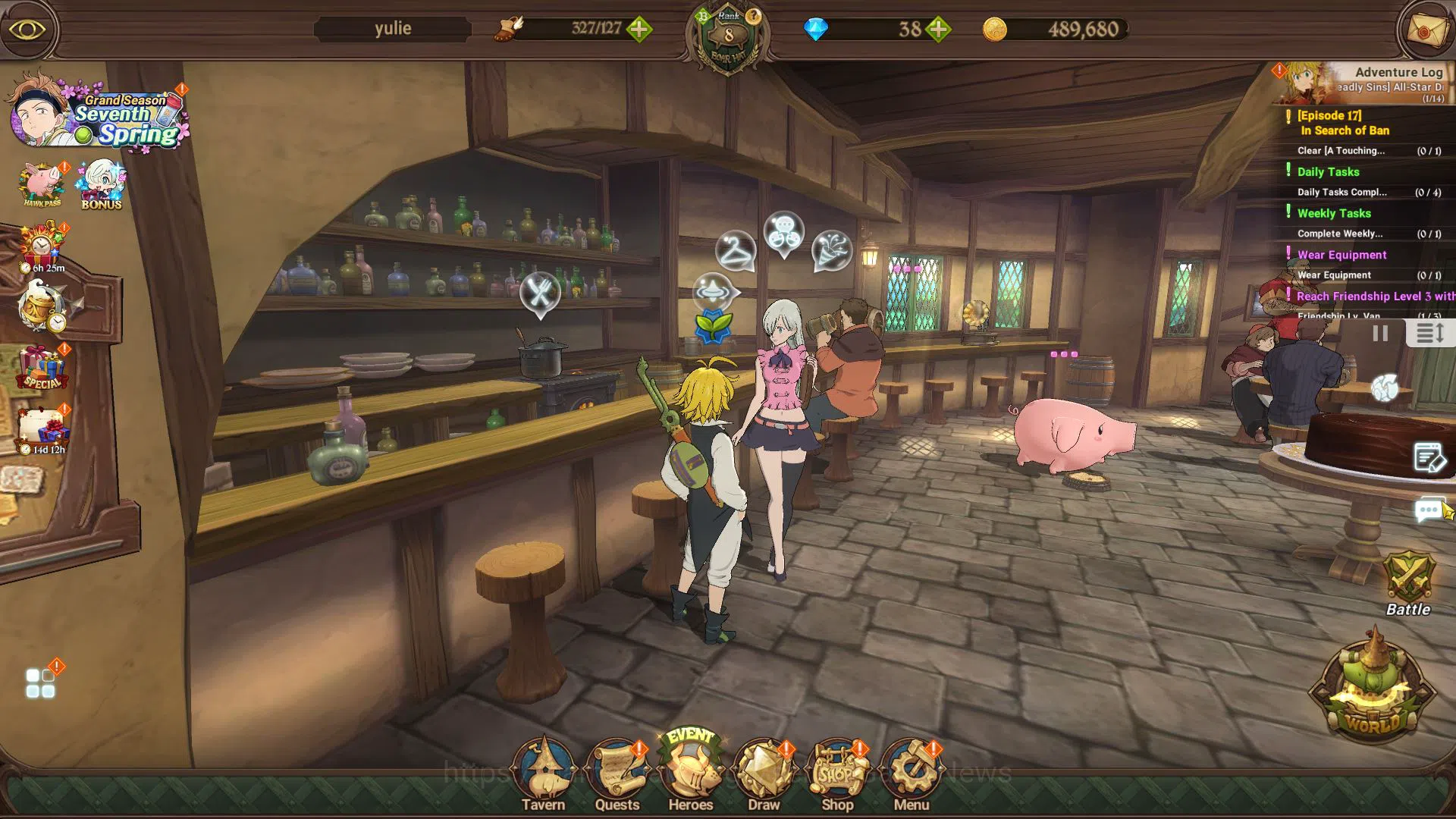The Seven Deadly Sins: Grand Cross Starter Global | Fresh Starter Ch 2 | 365K CC | 1LR+3 UR | image 1
