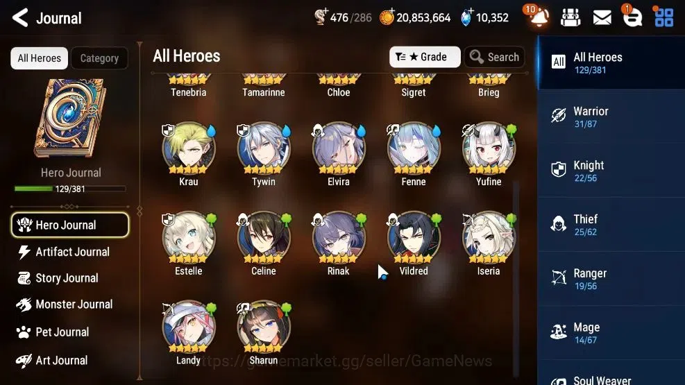Epic Seven Accounts GLOBAL Unverif|NewEra|6 ML(Rhiana&Luciela,Ruele oL image 10