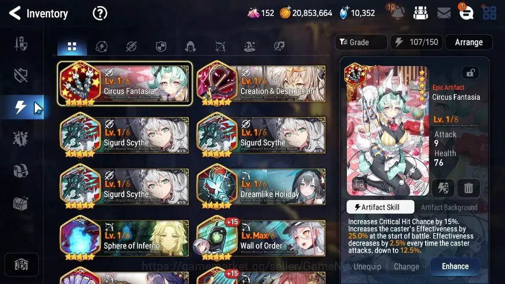 Epic Seven Accounts GLOBAL Unverif|NewEra|6 ML(Rhiana&Luciela,Ruele oL image 15