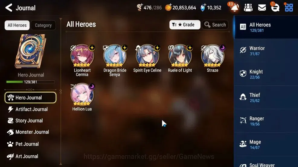 Epic Seven Accounts GLOBAL Unverif|NewEra|6 ML(Rhiana&Luciela,Ruele oL image 8